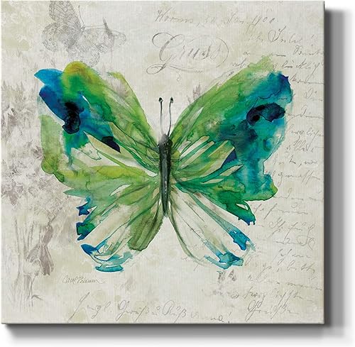 Miniatura 9 de Renditions Gallery Abstract Whisper (3) Arte de pared, lienzo envuelto en galería premium, listo para colgar, 32 pulgadas de alto x 32 pulgadas de