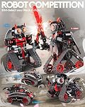 Opmind 5 en 1 STEM RC Kit de construction de robots, APP & Télécommande Samourai/Ninja Blocs 419 Pcs, ensemble d'éréacteurs RC Jouet pour les enfants, DIY Bâtir un don pédagogique scientifique pour l'âge 6 7 8 9 10 11 12+ Hommes & Filles