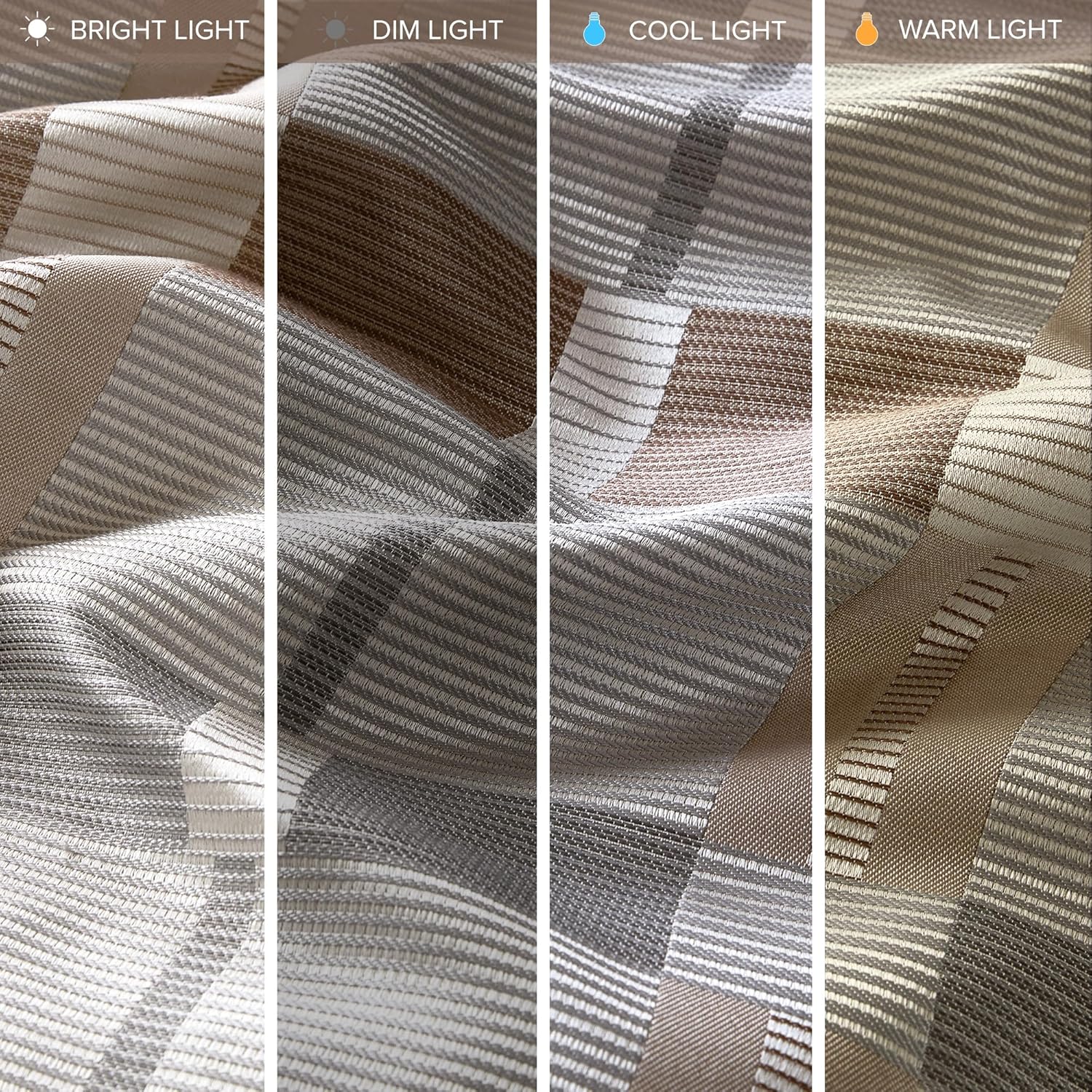 Madison Park King Comforter Set Jacquard Geometric, Oversized Comforters King Size Bed, All Season Down Alternative Overfilled King Size Comforter, Prescott, Taupe 9 Piece