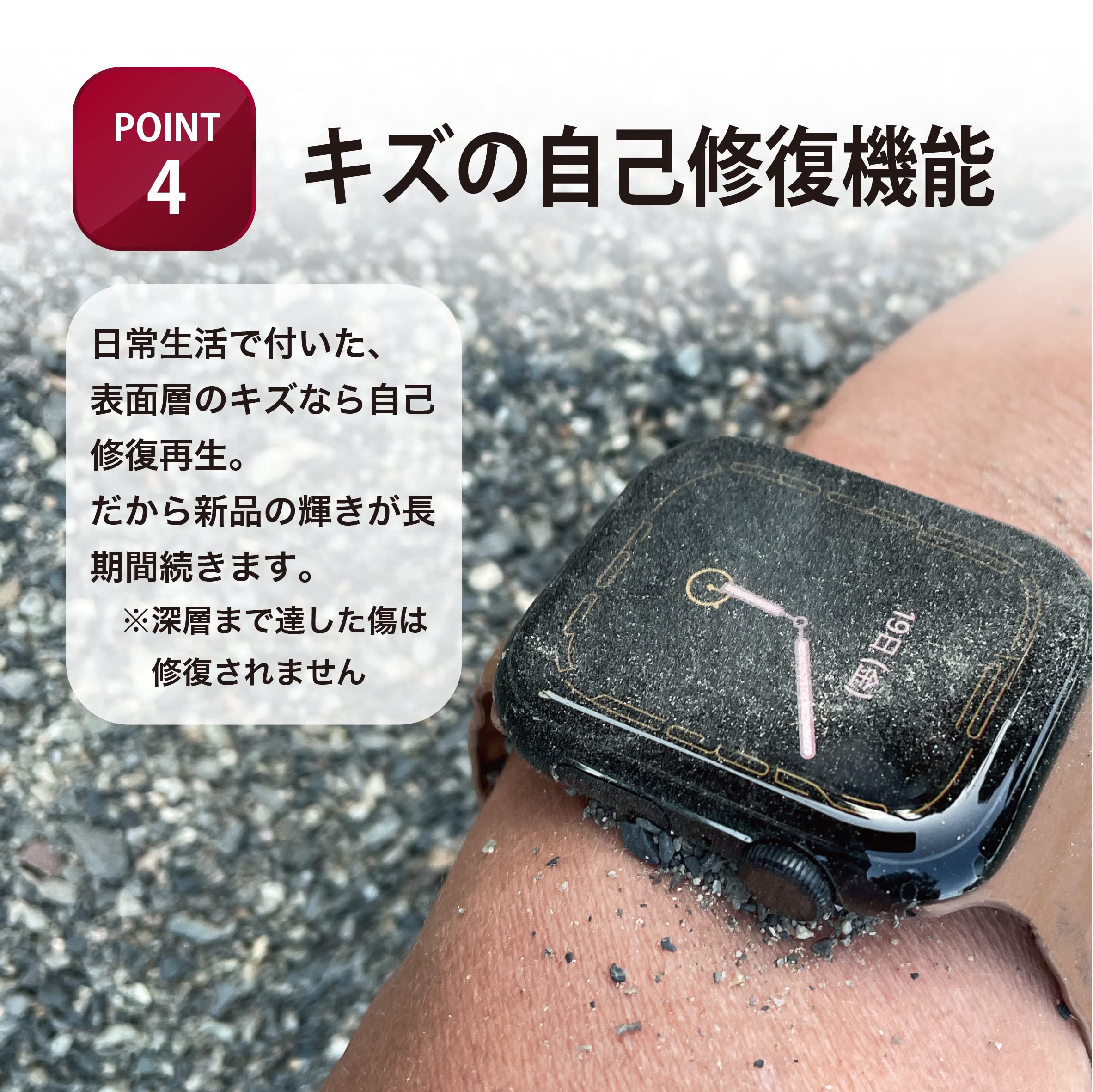 APPLE WATCH SE 40 保護シールつき Apple Watch 6 5 4 SE フィルム 40mm 44mm 全面保護 アップル