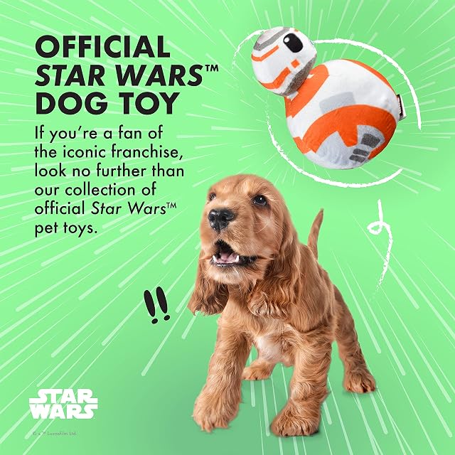 Foto 3 de 7 de Star Wars 6" BB-8 Plush Squeaker Toy