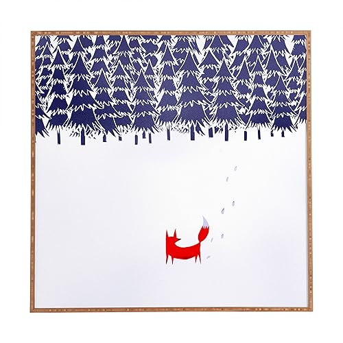 Miniatura 1 de Deny Designs Robert Farkas, Solo en el bosque, arte de pared enmarcado, mediano, 20 x 20 pulgadas
