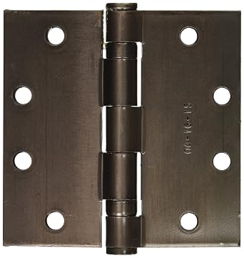 Hager 1279B0045004510A Architectural Hinge, 4.5"x4.5", US10A Finish Pack of 3