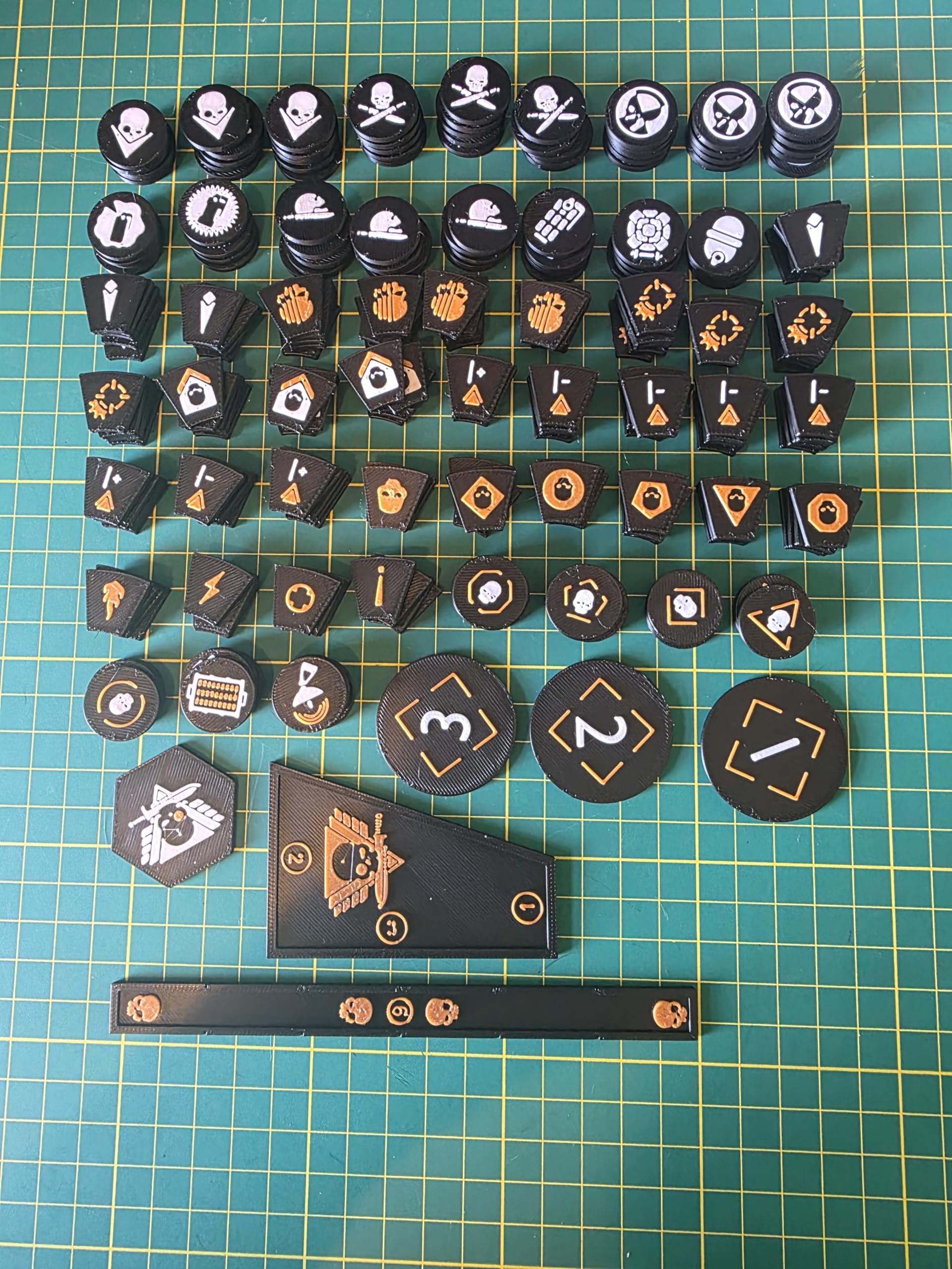 254 Piece Kill Team Token Set 3rd Edition