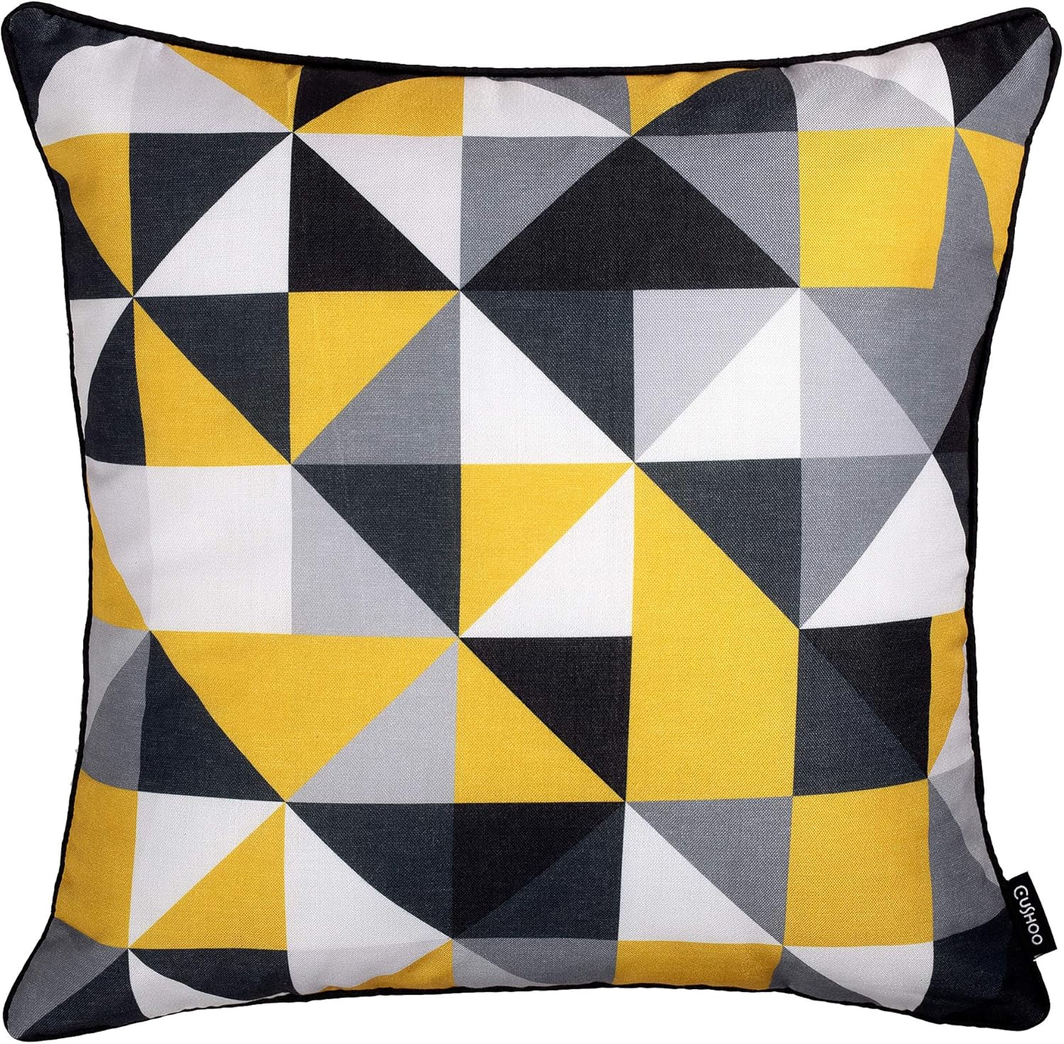 yellow pattern cushion