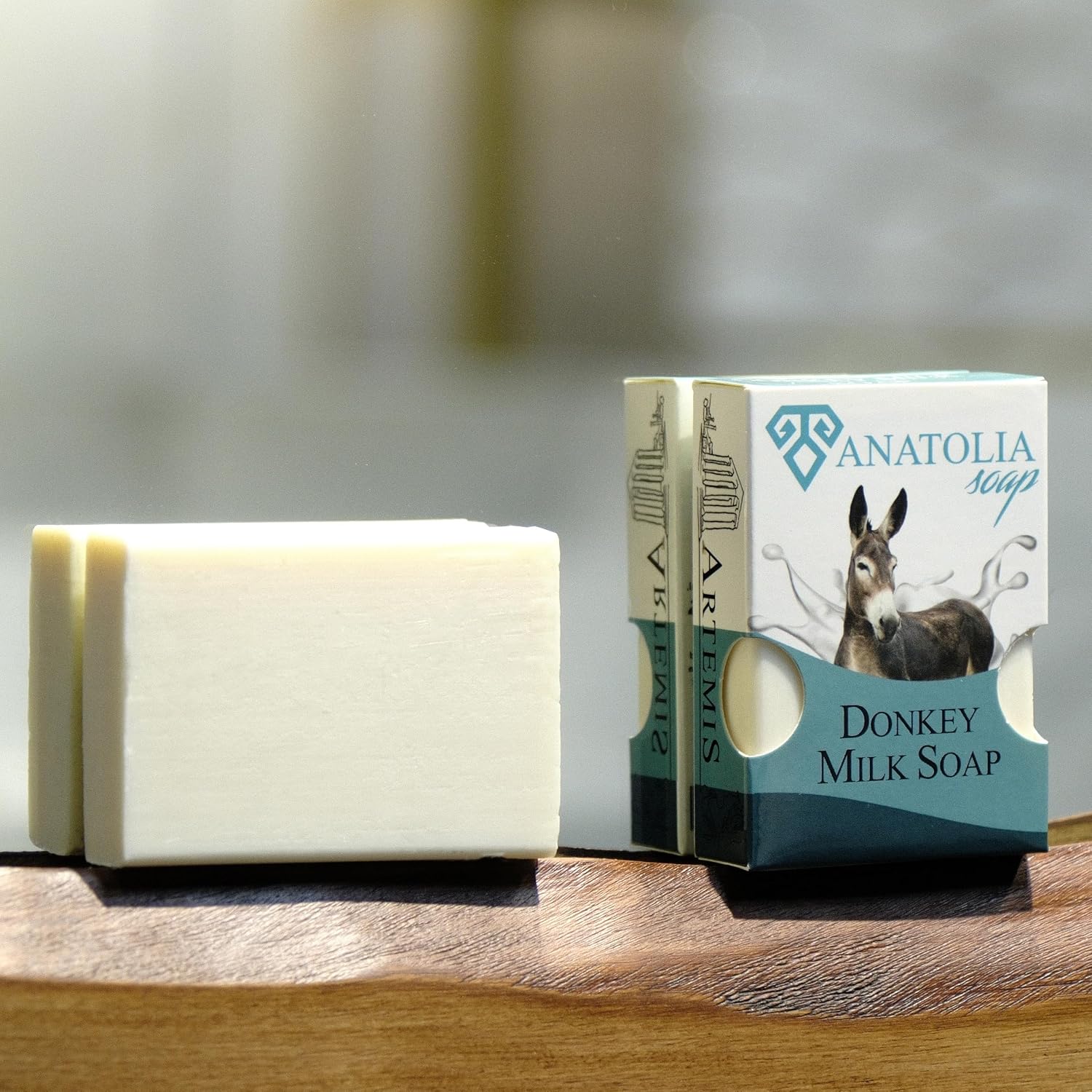 Anatolia Soap Artemis Collection Natural Donkey Milk Bar Soap, Traditional Plant-Based True Soap for Everyday Cleansing, 3.5 oz image 5