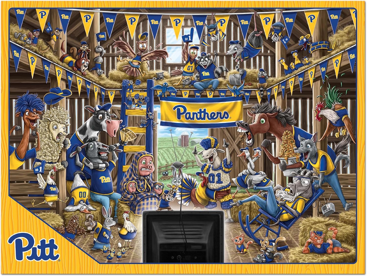 YouTheFan NCAA Barnyard Fans 500pc Puzzle
