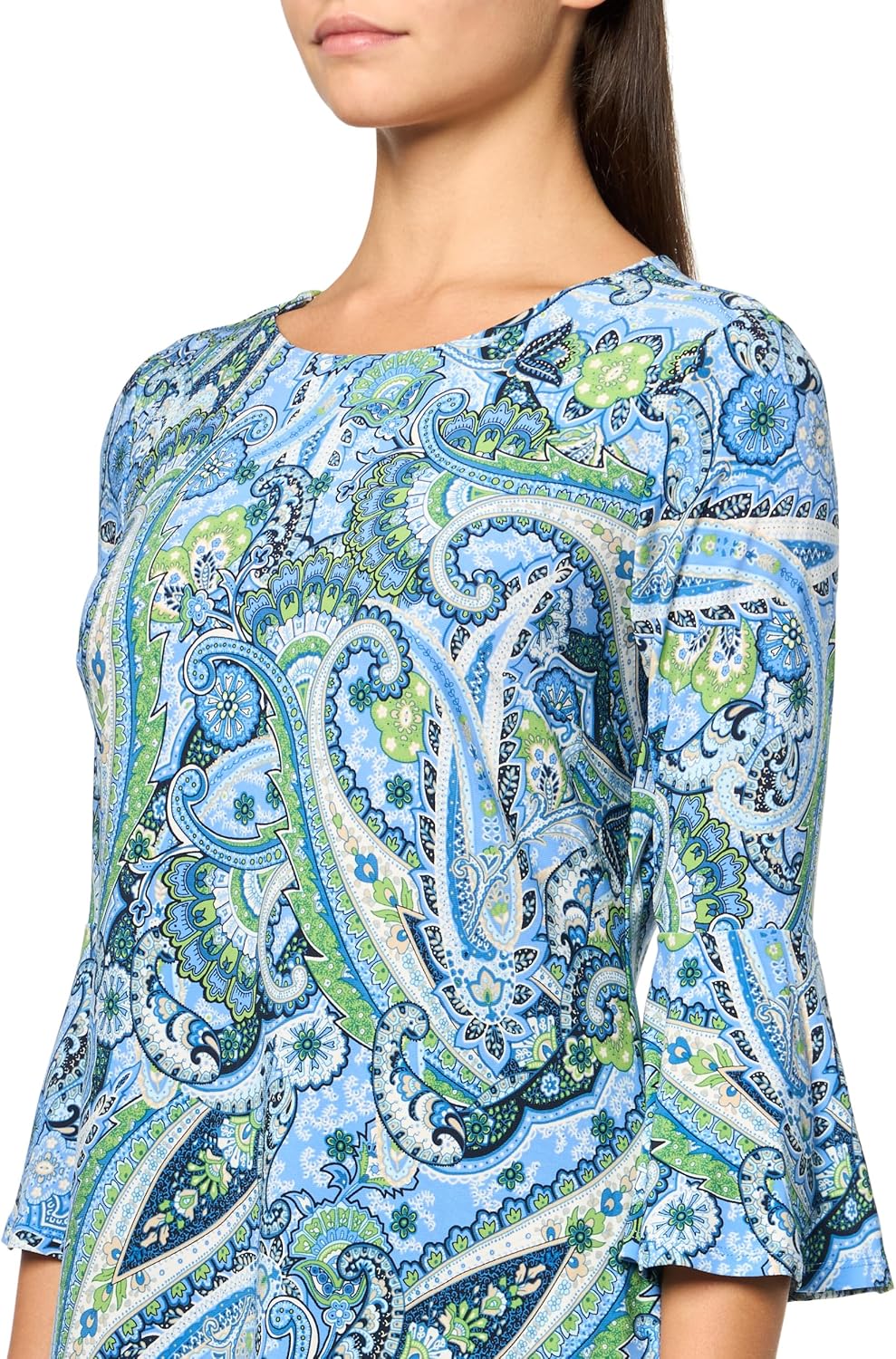 Tommy Hilfiger Womens Long Sleeve Round Neck Shift Dress - Image 3