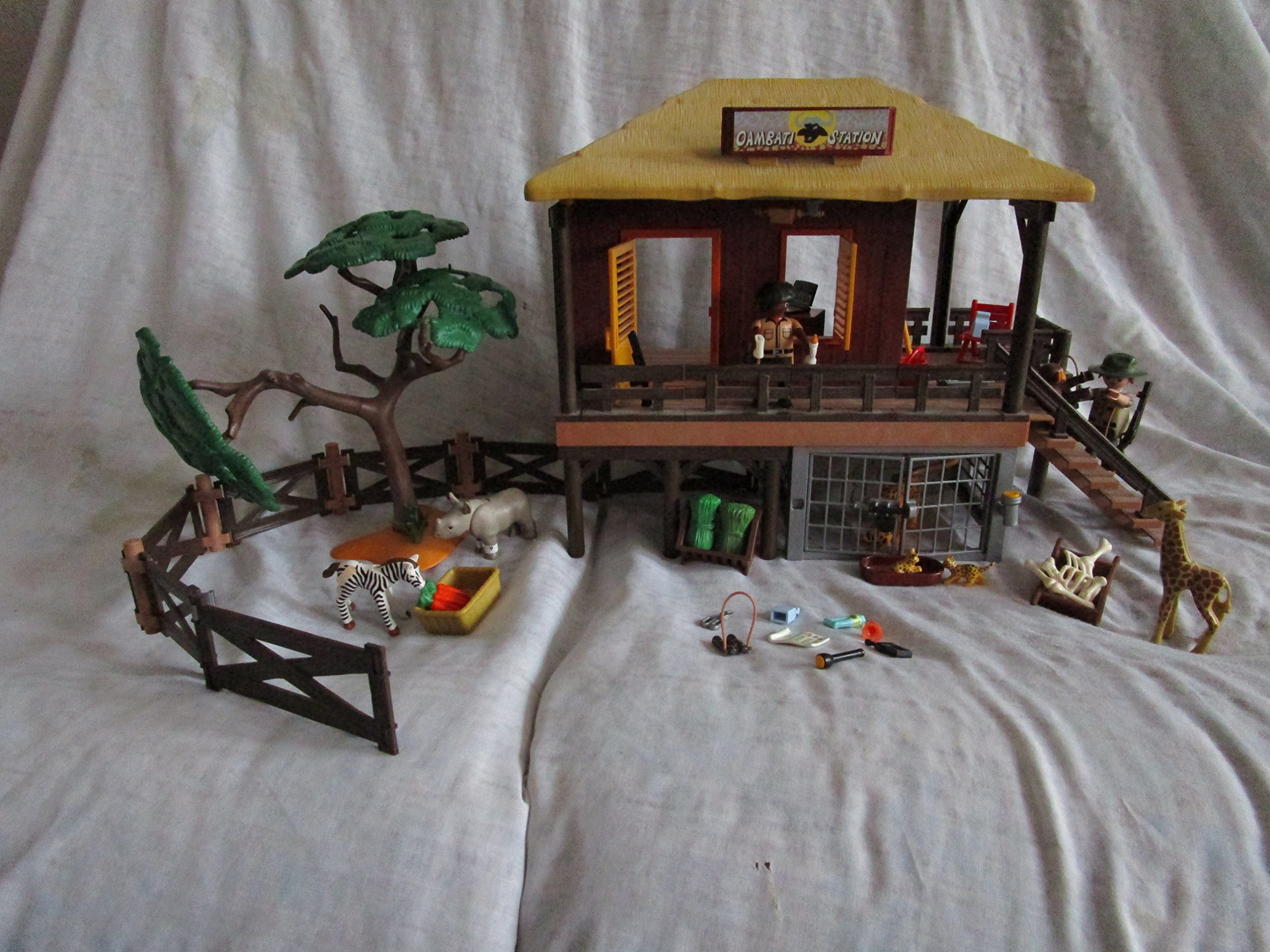 PLAYMOBIL Safari 4826 - Pezzo Di Ricambio: Rambatura Marrone Per Stazione Ombati