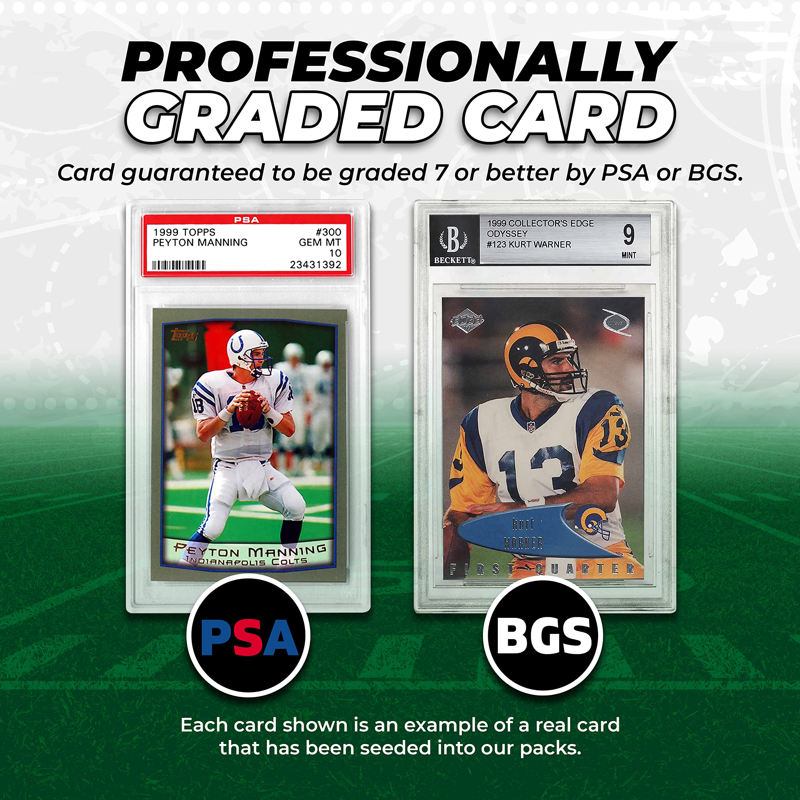 cosmic sports cards graded cards Cosmic Gaming Collections NFL Graded Card Mystery Booster Pack
