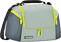 Vista 8 de Tirrinia Bolsa de almuerzo para mujeres y hombres, lonchera aislada, bolsa térmica duradera con correa ajustable para el trabajo, oficina, picnic