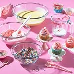 Pyrex 3 Piece Glass Mixing Bowl Set with 1, 1.5, 2.5 Quart Mixing Bowls for Kitchen, Baking, and Storage, Microwave, Freezer, and Dishwasher Safe, Proudly Made in The USA