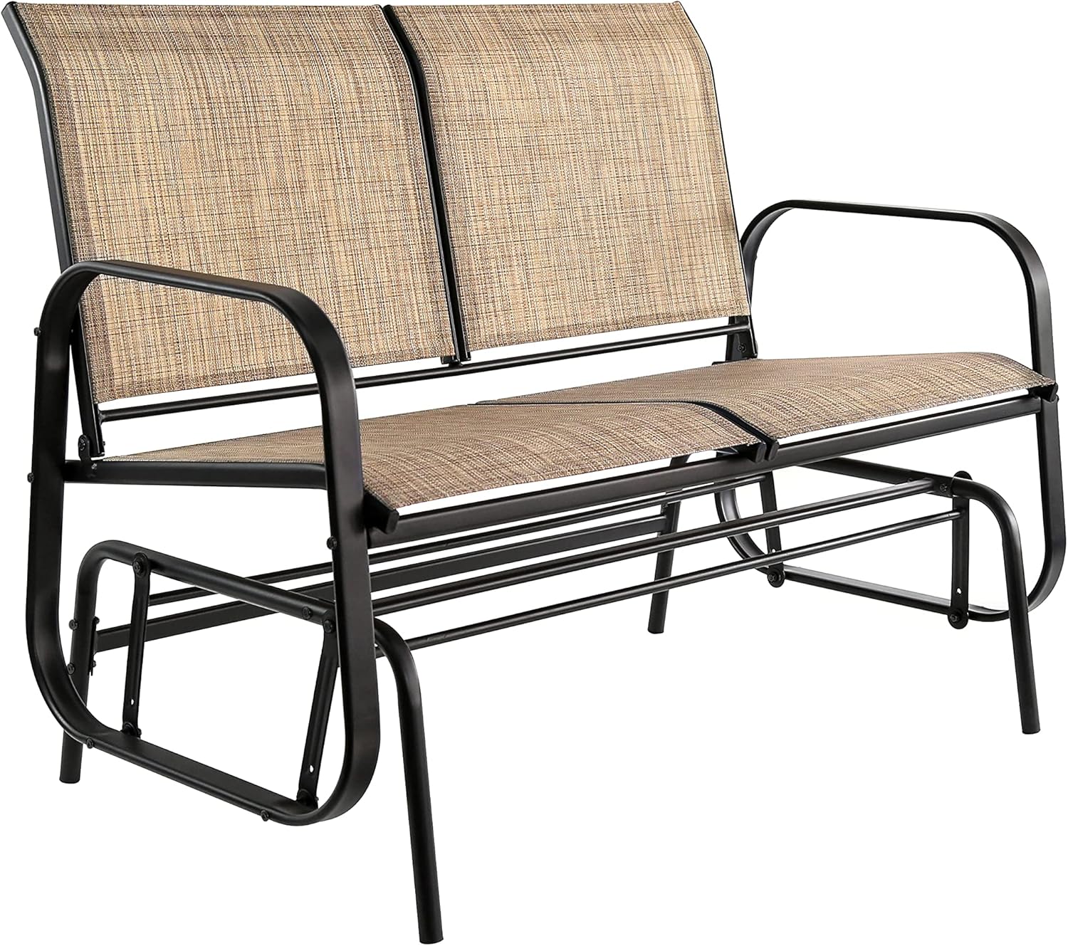 Amazon Basics Outdoor 2Person Patio Sling Glider Chair Brown Amazon.ca Patio, Lawn & Garden