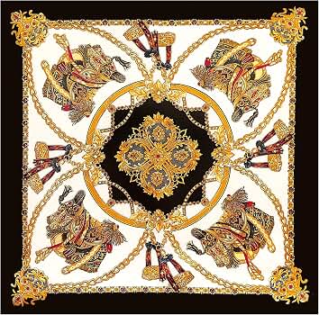 JOE GREEN CO Large Silk Like Satin Scarf Neck Head Wrap 35 Inch