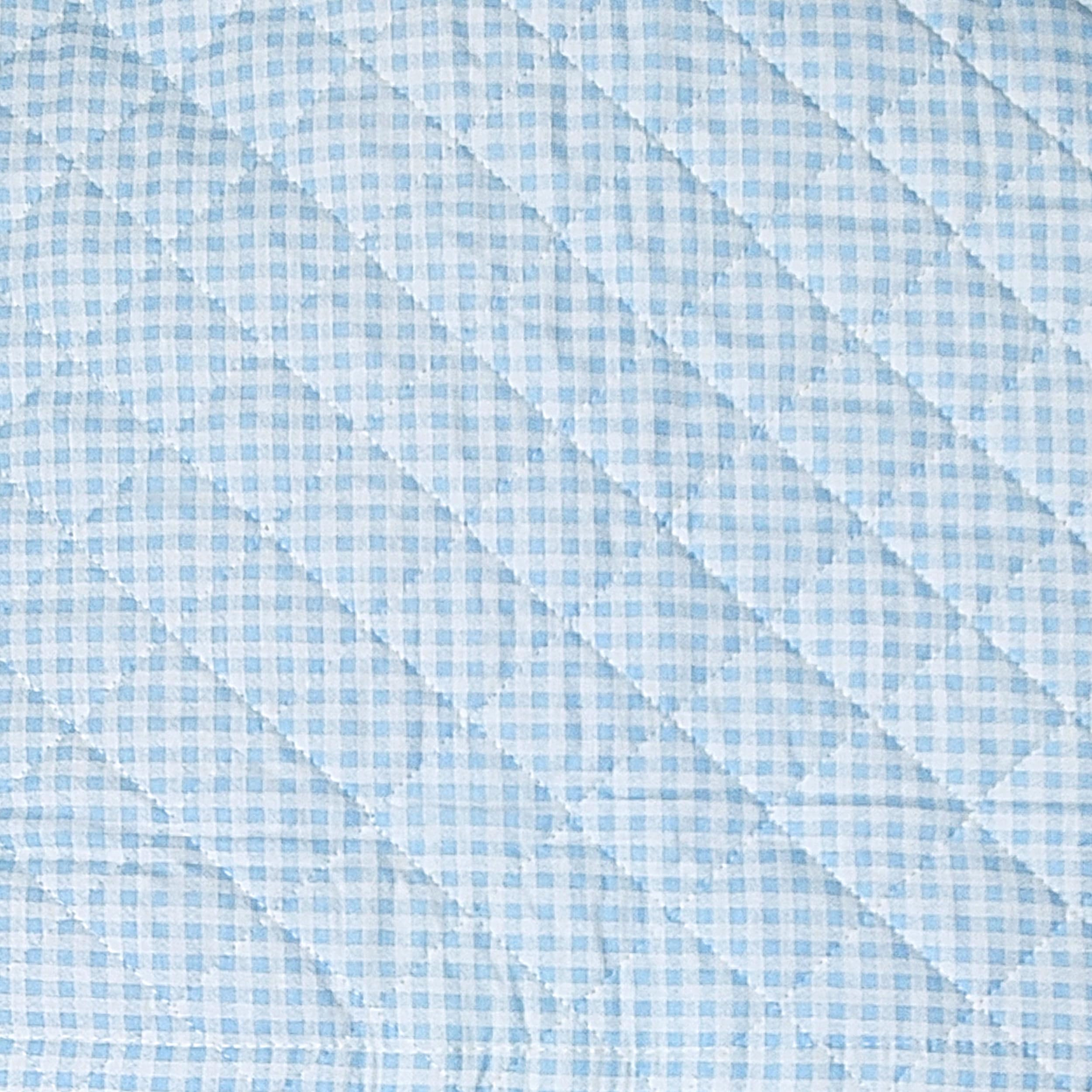Panini Tessuti Saco de Dormir y Saco de guardería para bebés de 2 a 6 años - Tejido Acolchado 100% algodón, para Dormir en la guardería y en casa - Made in Italy (Saco de Dormir Cuadrados Azules
