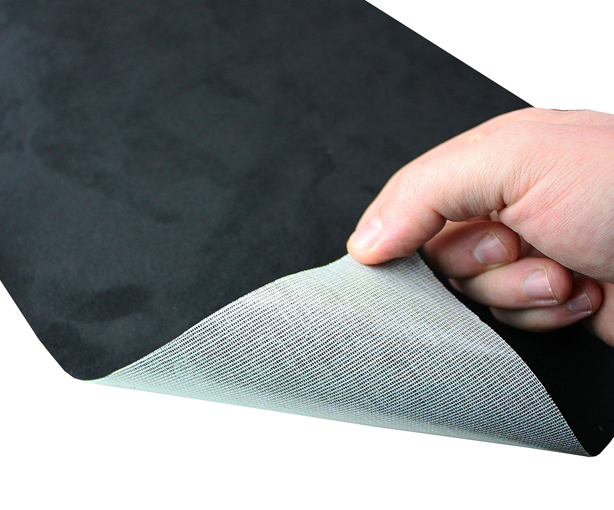 Folia samoprzylepna z mikrofibry w efektem zamszu do auta Velvet Folie (140x400 cm, Czarny)