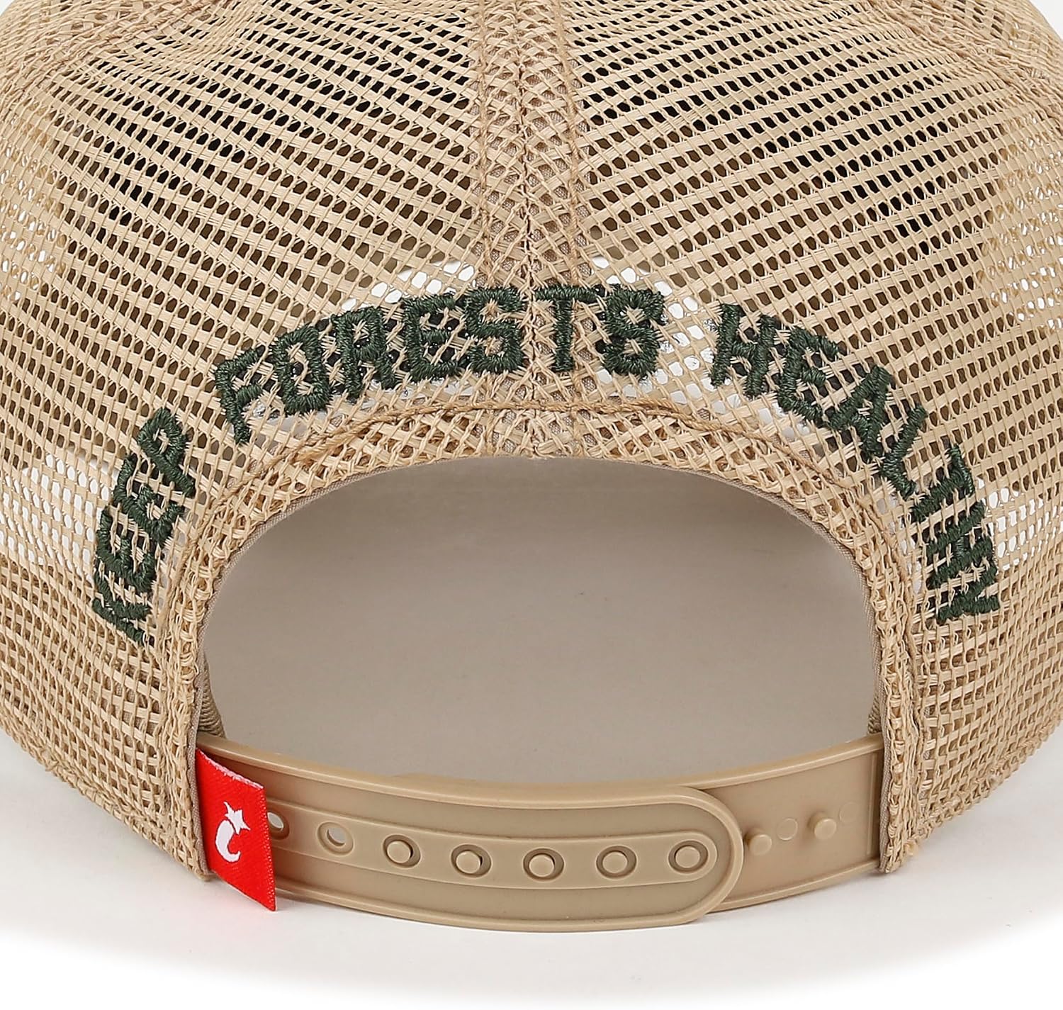 ililily Premium Tree Embroidery Patch Cotton Hat Distressed Baseball Cap