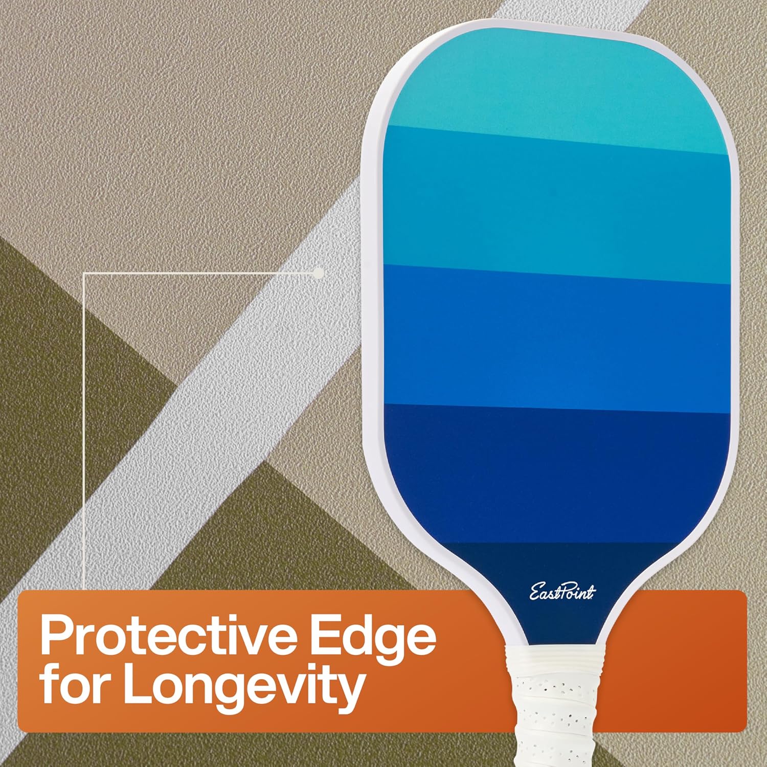 EastPoint 2-Player Fiberglass Pickleball Paddle Set