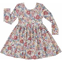 pureborn Baby Toddler Girl Viscose from Bamboo Dress 2-5T