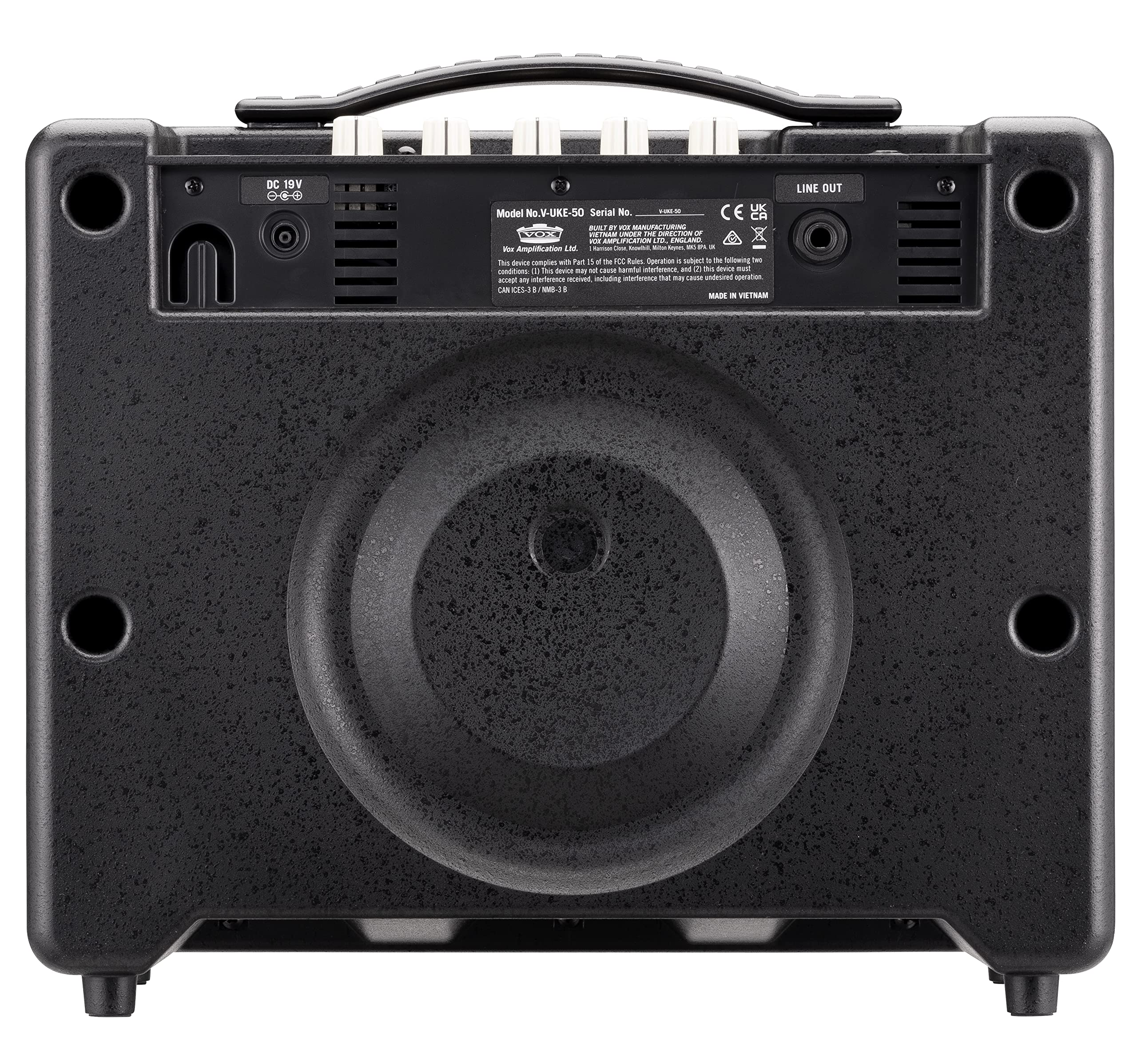 Vox UKU50-50W Combo-Röhrenverstärker für Elektroakustische Ukulelen mit Mikrofoneingang und Effekten