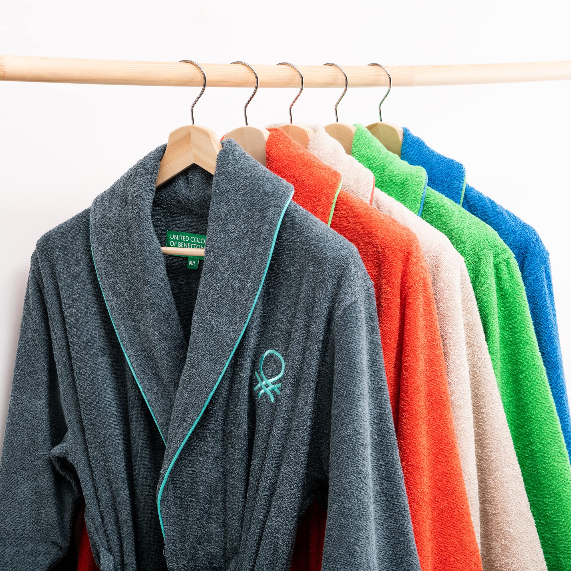 UNITED COLORS OF BENETTON. Szlafrok unisex męski lub damski 360gsm 100% bawełna