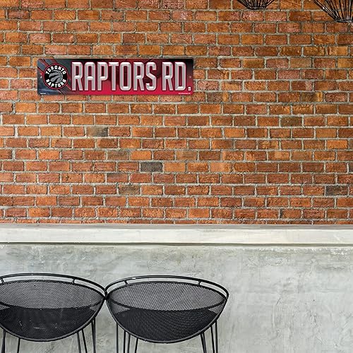 Miniatura 2 de Rico Industries NBA Toronto Raptors - Letrero de plástico de 16 pulgadas
