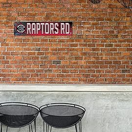 Rico Industries NBA Toronto Raptors 16-Inch Plastic Street Sign Dcor