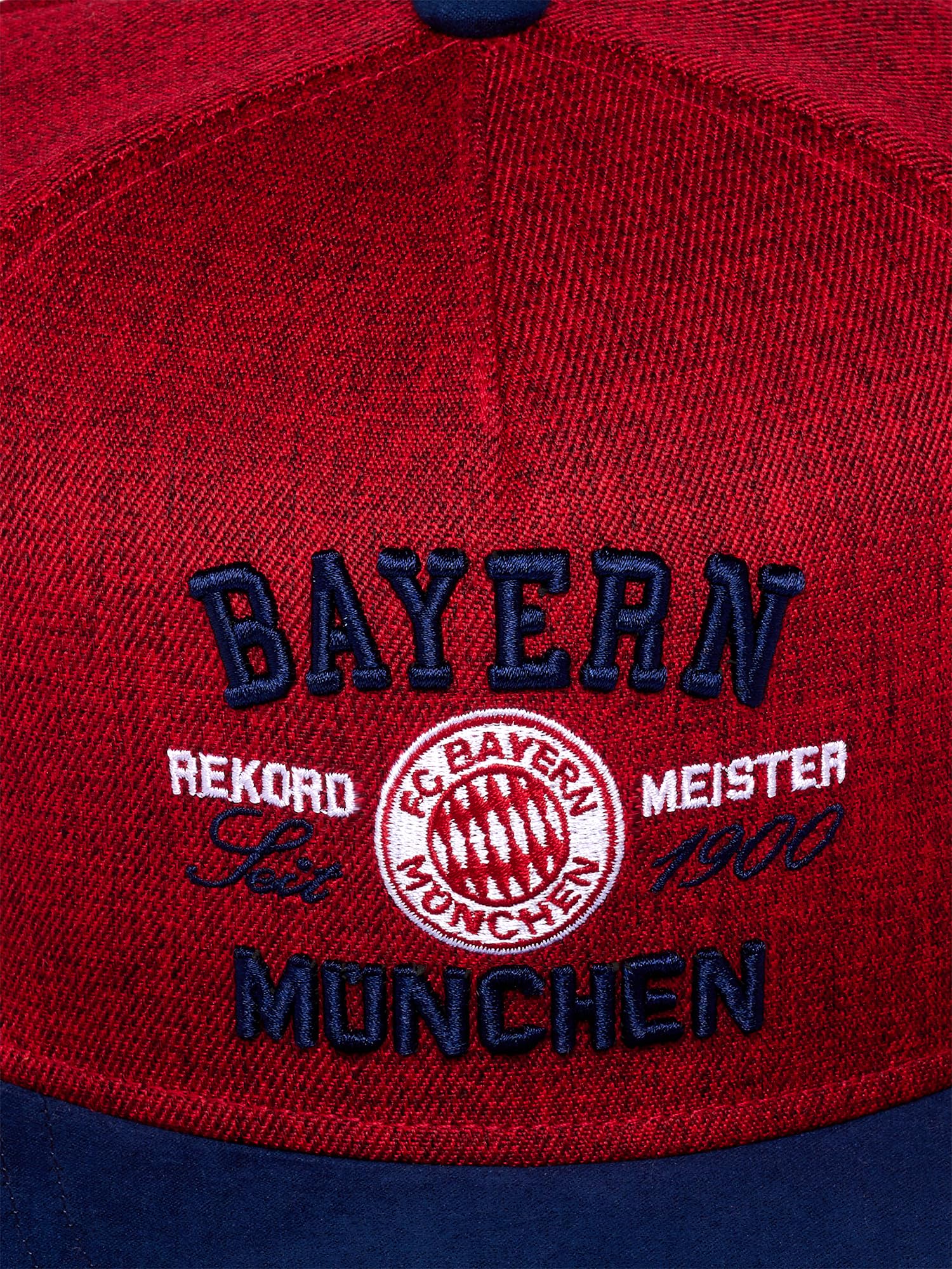 FC Bayern München Berretto Unisex A Coste Rosso - Cuffia Originale Ufficiale Per Fan, Materiale 100% Poliacrilico, Taglia Unica, Mia San Mia