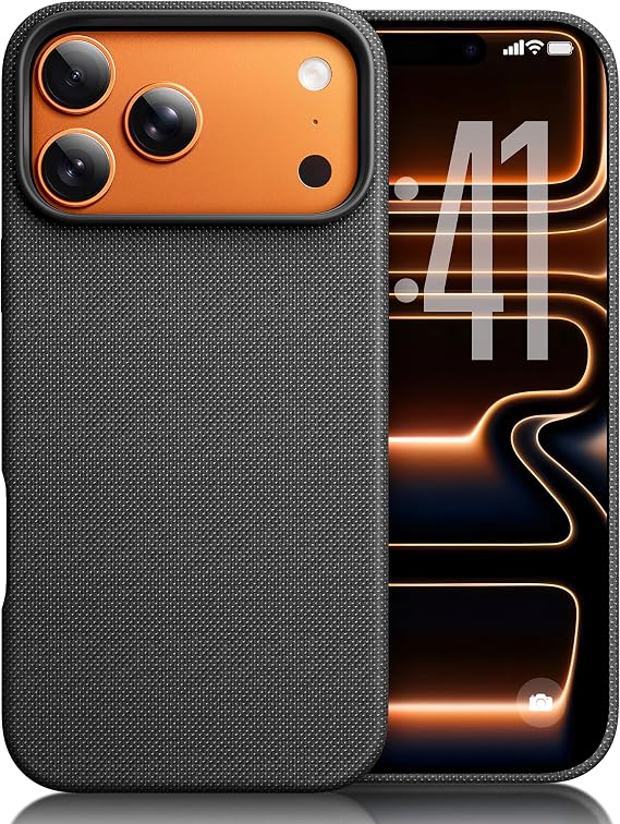 Mkeke for iPhone 17 Pro Case Techwoven Black Military-Grade Drop Protection Shockproof Protective Phone for Apple 6.3 inch 2025