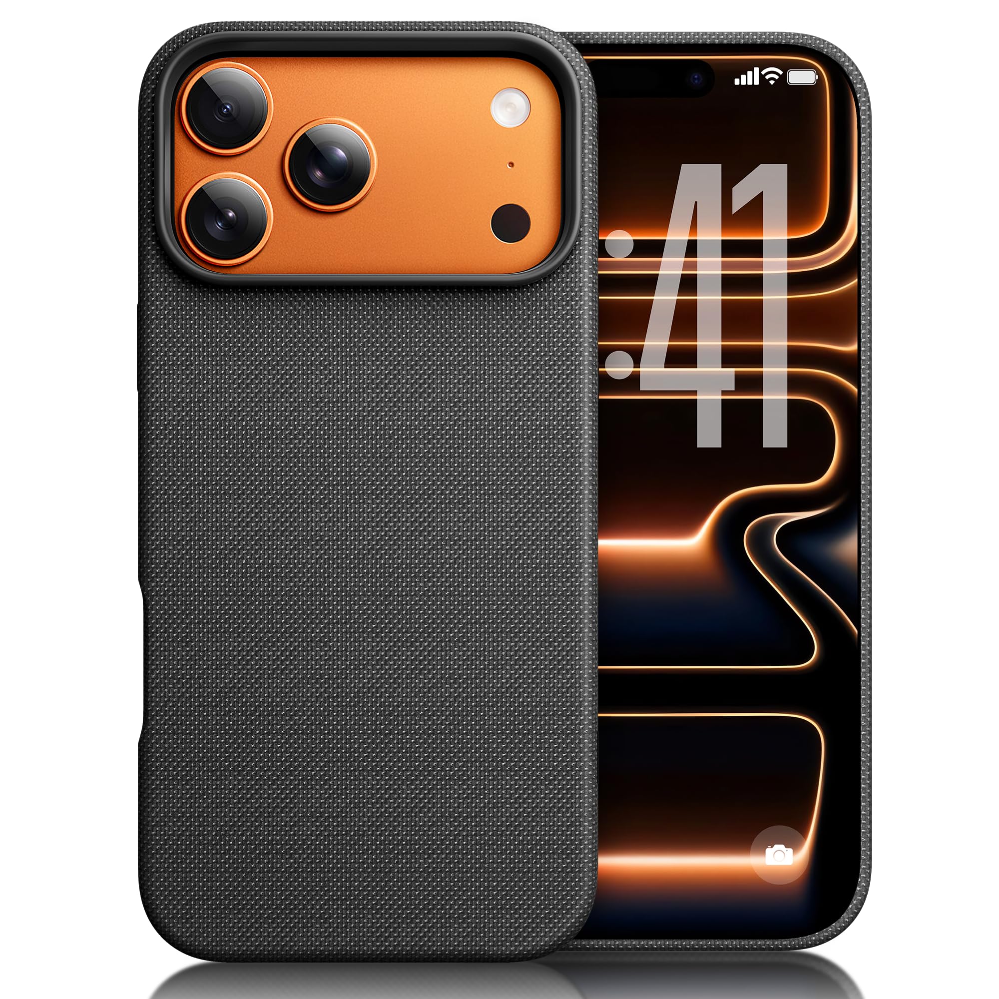 Mkeke for iPhone 17 Pro Case Techwoven Black Military-Grade Drop Protection Shockproof Protective Phone for Apple 6.3 inch 2025