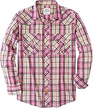 Dubinik® Cowboy Shirt Man Shirt Man Long Sleeve Western Shirt Man Casual Vintage Shirt Men's Press Stud Button