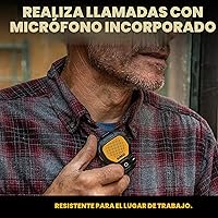 Vista 8 de DEWALT Altavoz Bluetooth Portátil (Versión Actualizada), Altavoz Inalámbrico con Clip para Sitio de Trabajo Pro Resistente al Agua (No Magnético)