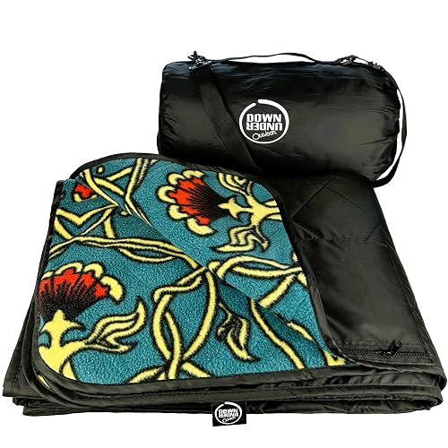 DOWN UNDER OUTDOORS Waterproof 350 GSM Fleece Stadium Blanket