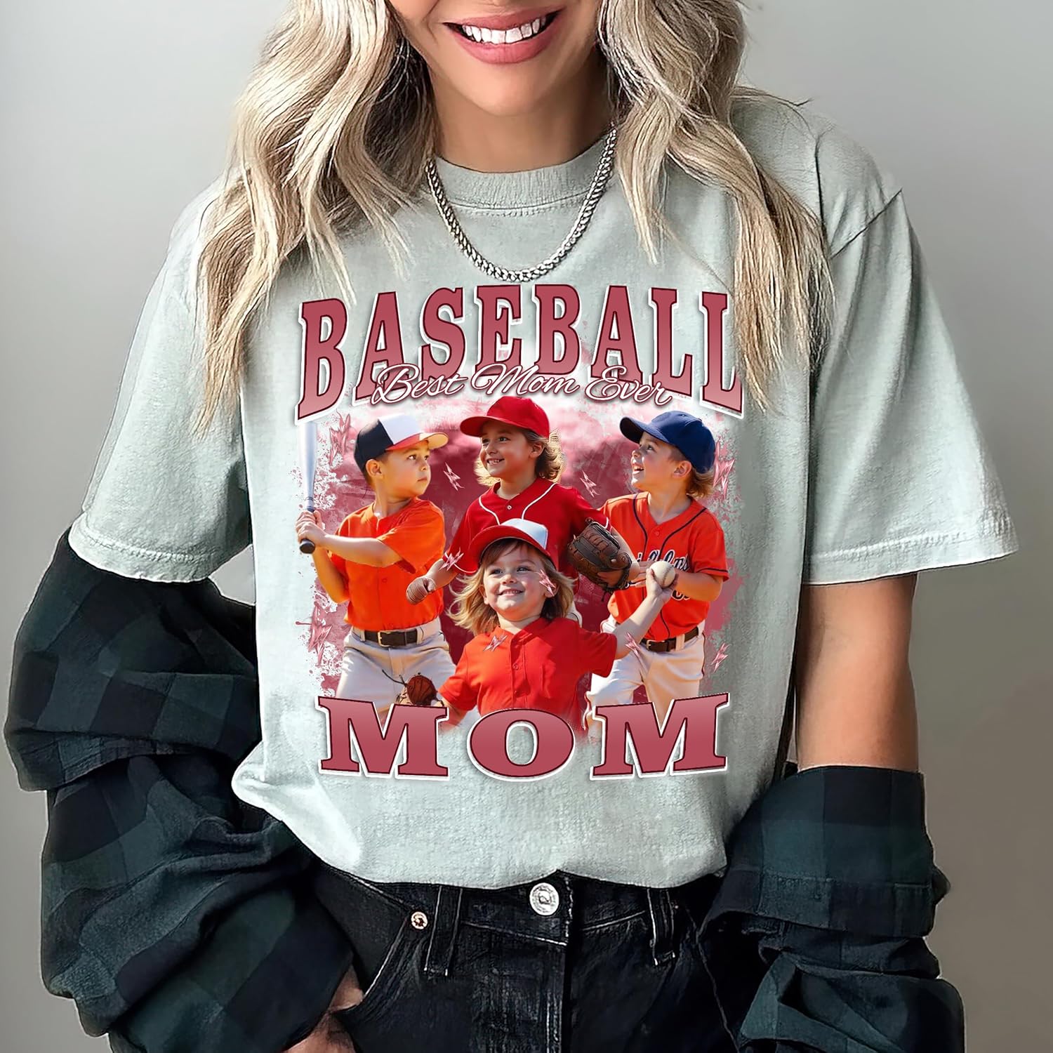 Tehg & Tuhg Custom T Shirts with Picture, Vintage Bootleg Rap Tee, Boyfriend Girlfriend, Unique Gift for Birthday Anniversary - Image 2