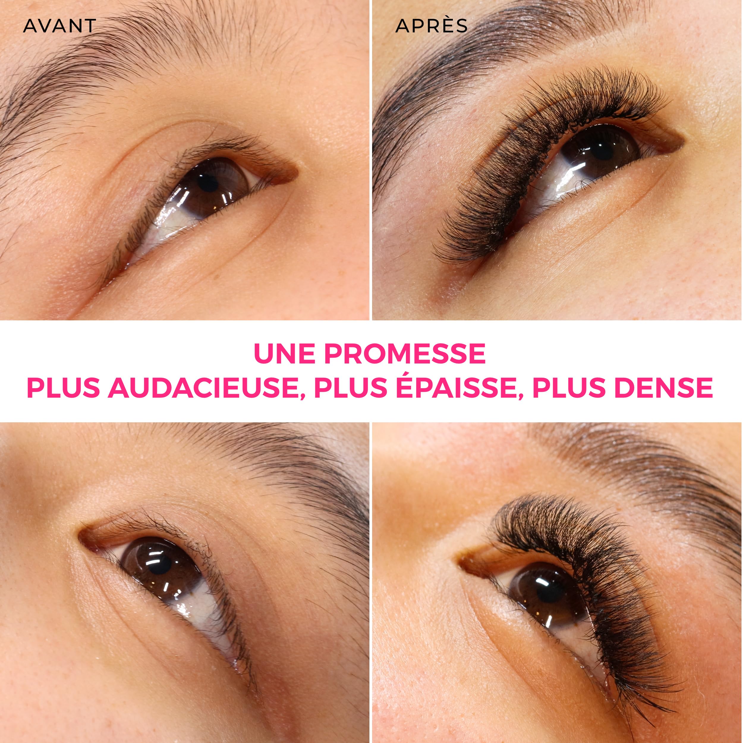 LLBA LashFolio Bouquets Pré faits Promade Étroits, Cils volume Faits à la Main, Choix 5D~10D, Courbes C CC D, Épaisseurs 0.03~0.07mm, Longueur 8-15mm, Longue Durée & Application Facile