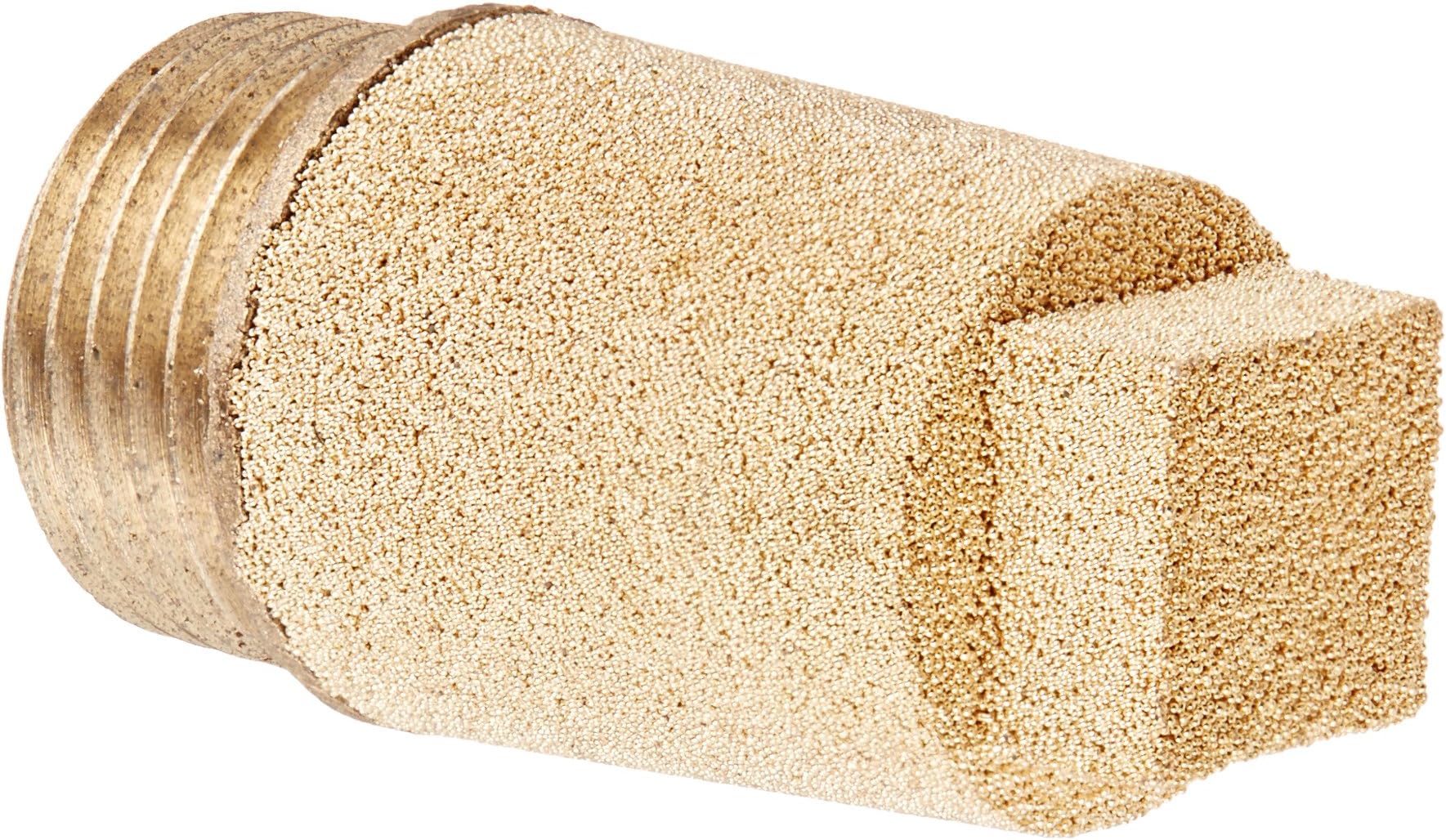 Legris 0610 00 18 Sintered Bronze Silencer, 3/8" NPT Male
