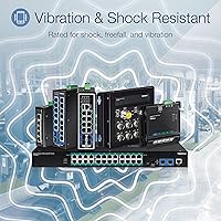 Vista 6 de TRENDnet Interruptor industrial de riel DIN Fast Ethernet de 5 puertos, TI-E50, 5 puertos Fast Ethernet, clasificación IP50, rango de funcionamiento