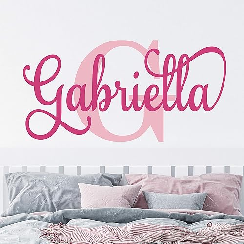 Name Wall Decal Sticker Custom Name Wall Decal Girls Room Boys Room - Personalized Name Wall Decal Nursery Decal - Baby Monogram Vinyl Wall Art
