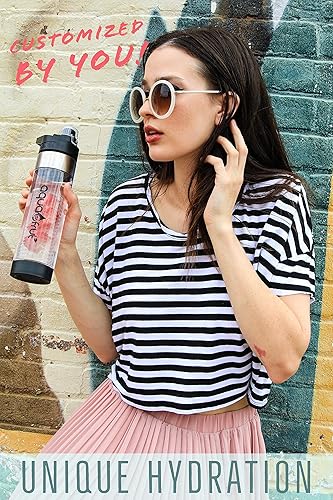 Miniatura 2 de AquaFrut infusor de frutas inferior para botella de agua - sin BPA Tritan - A Prueba de Fugas - 24 Oz - eBook de recetas de Infusiones incluido