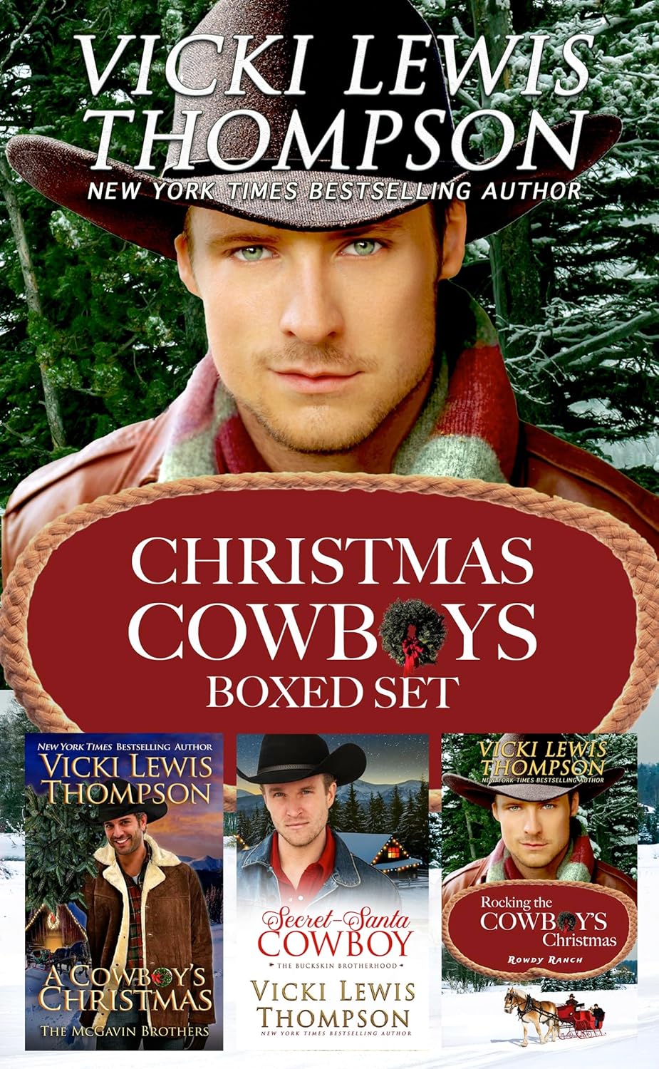 Christmas Cowboys Boxed Set: Small Town Western Holiday (Rowdy Ranch)