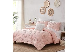 Geniospin Twin Girl Bedding Sets - 6 Pieces