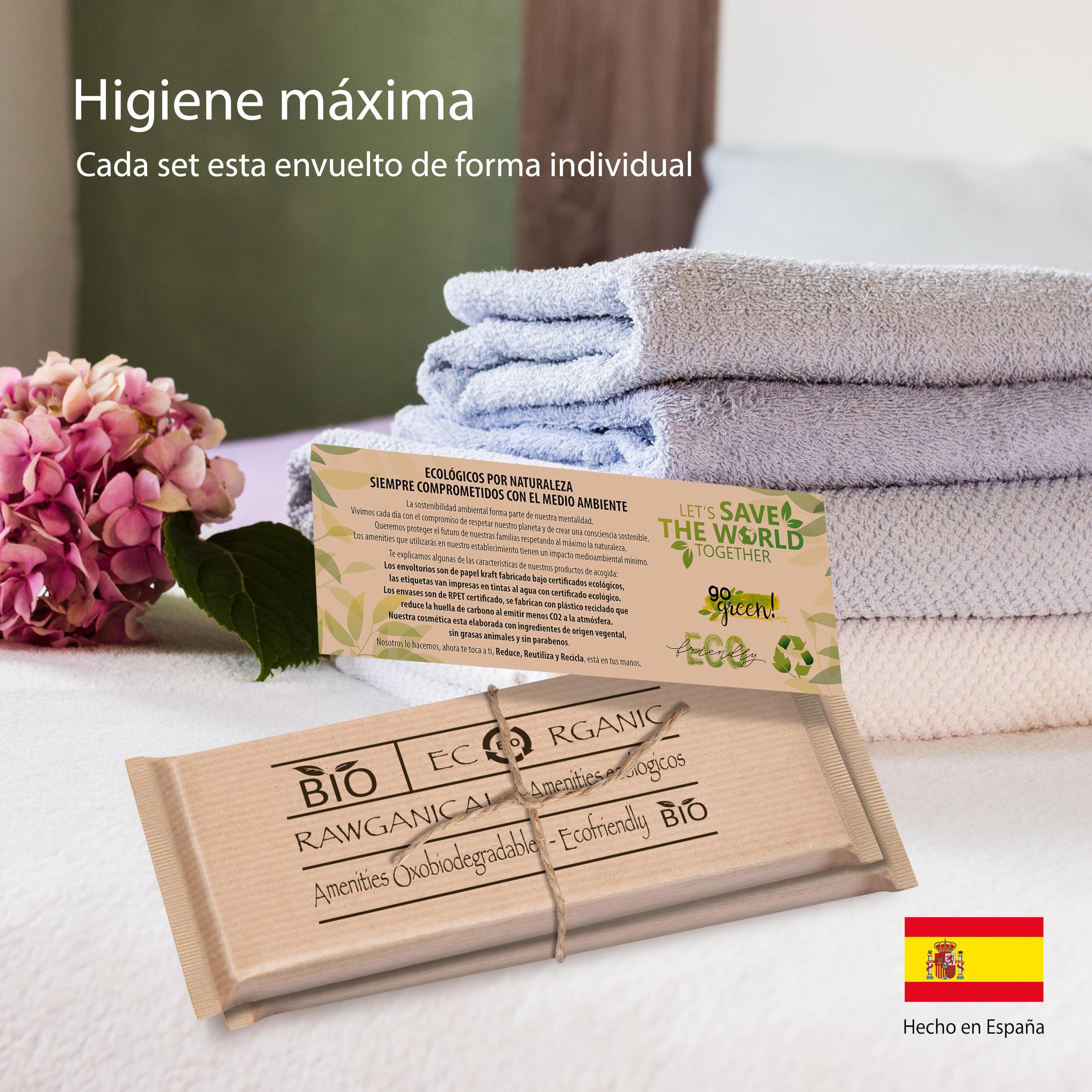 100 Sets Zahnbürste und Zahnpasta mit Kamm | Umweltfreundliches Zahnpflege-Set + Antistatischer Kamm einzeln verpackt | Amenty Kit für Hotels, Reisen und Stellen | 100 Kits