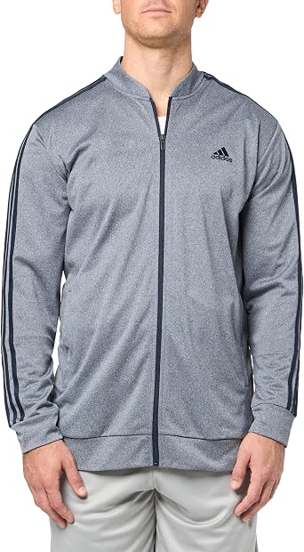 adidas mens 3-stripes Tricot Full-zip Jacket