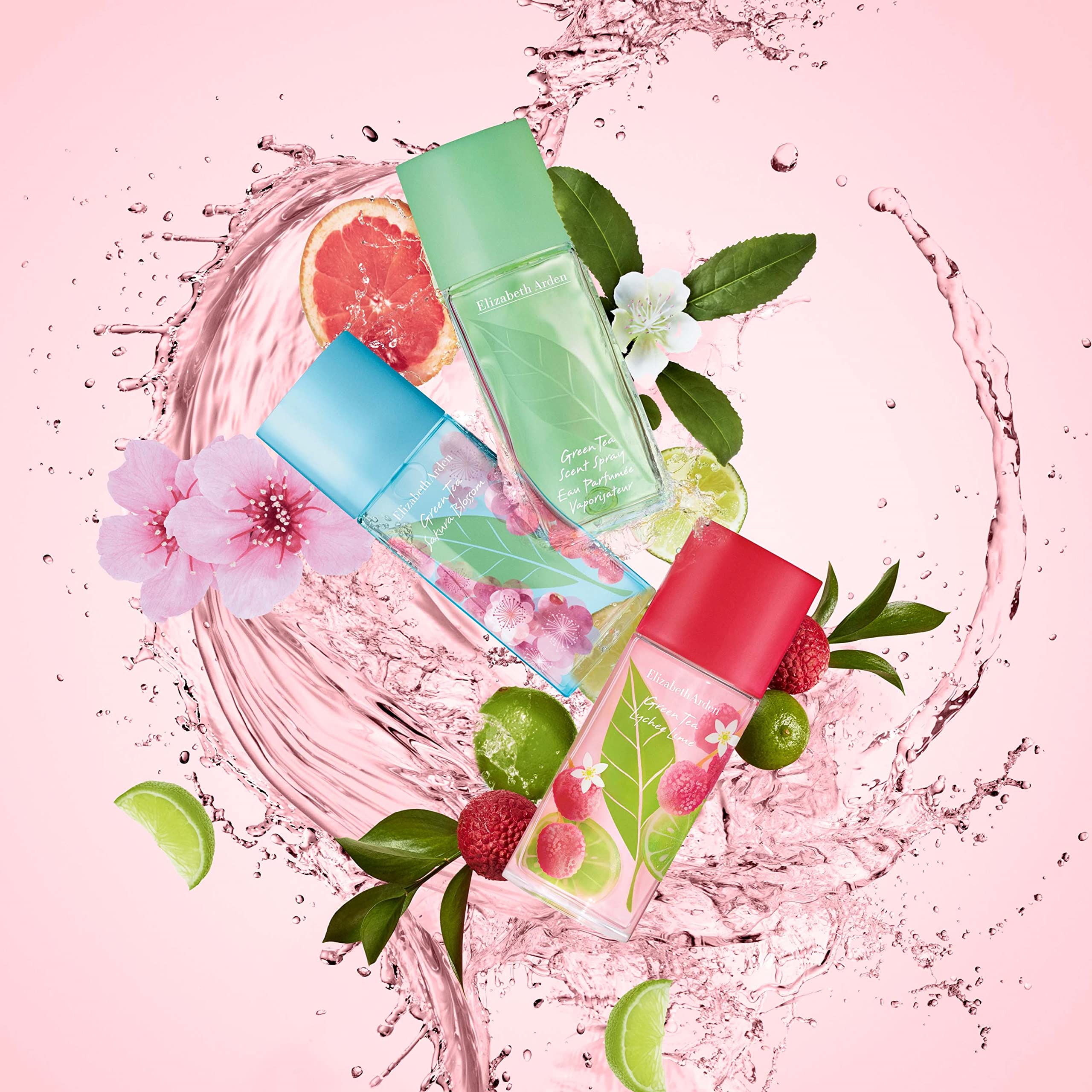 Elizabeth Arden - Green Tea Lychee Lime - Spray wody toaletowej - Świeży i owocowy zapach - 100ml