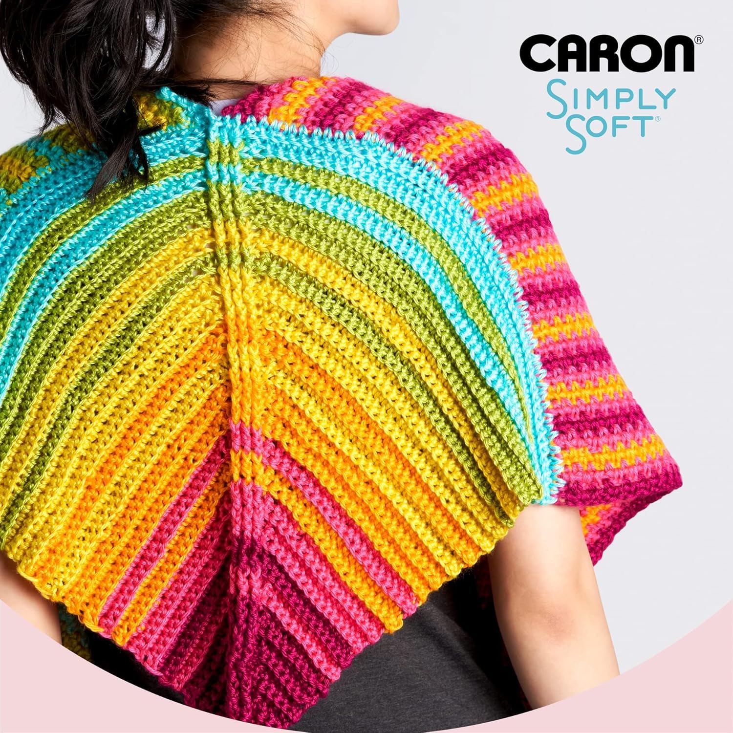 Caron Simply Soft 3-Pack Yarn, 3oz, Gauge 4 Medium Worsted, 100% Acrylic -White - Machine Wash & Dry