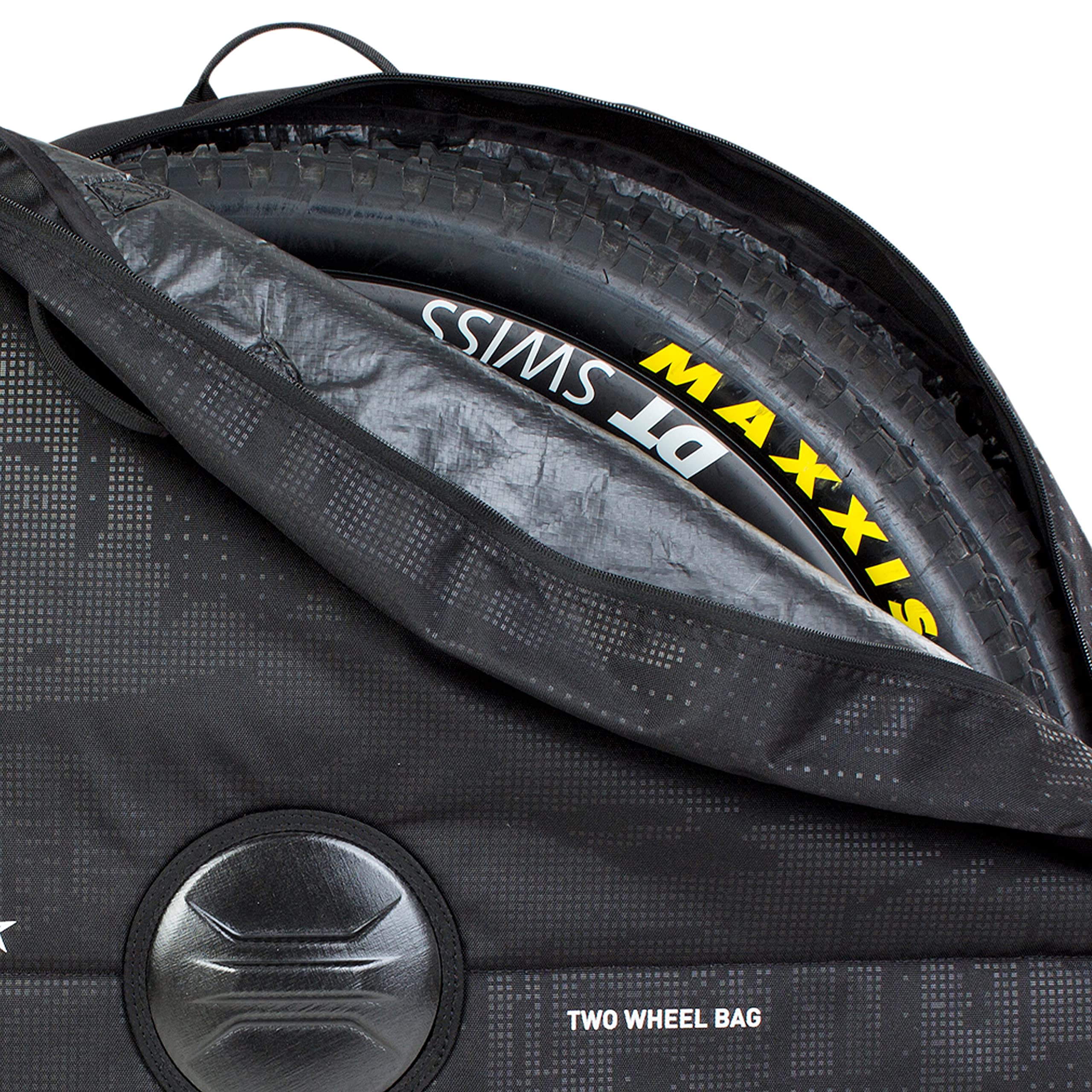 EVOC Road Bike Wheel Bags, Pair, 700c or 650b, Gravel Bike Travel Cases, Rim or Disc Brake Compatible, Air Travel