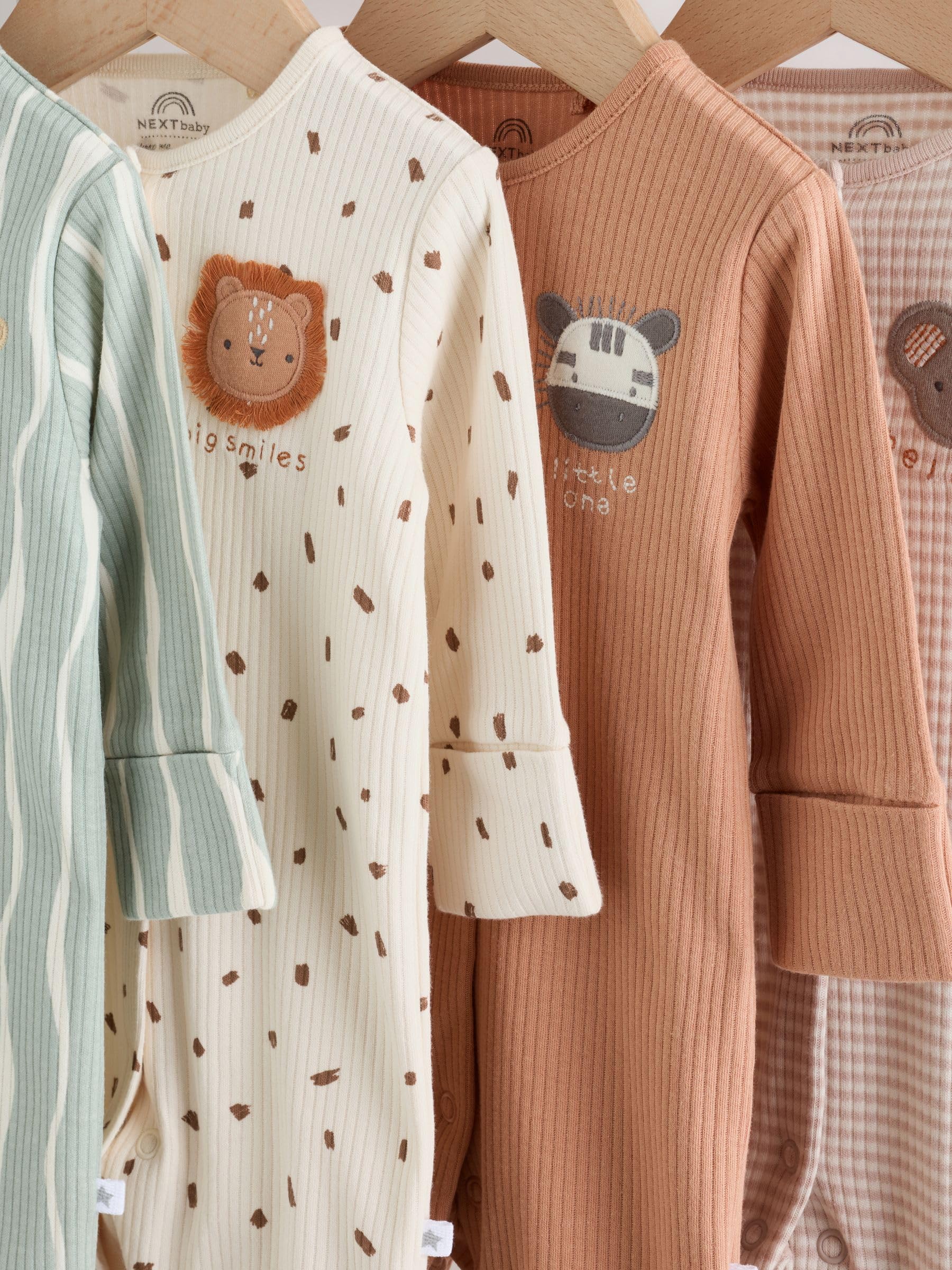 NEXT Bebés niño Pack de 4 Pijamas Tipo Pelele de bebé