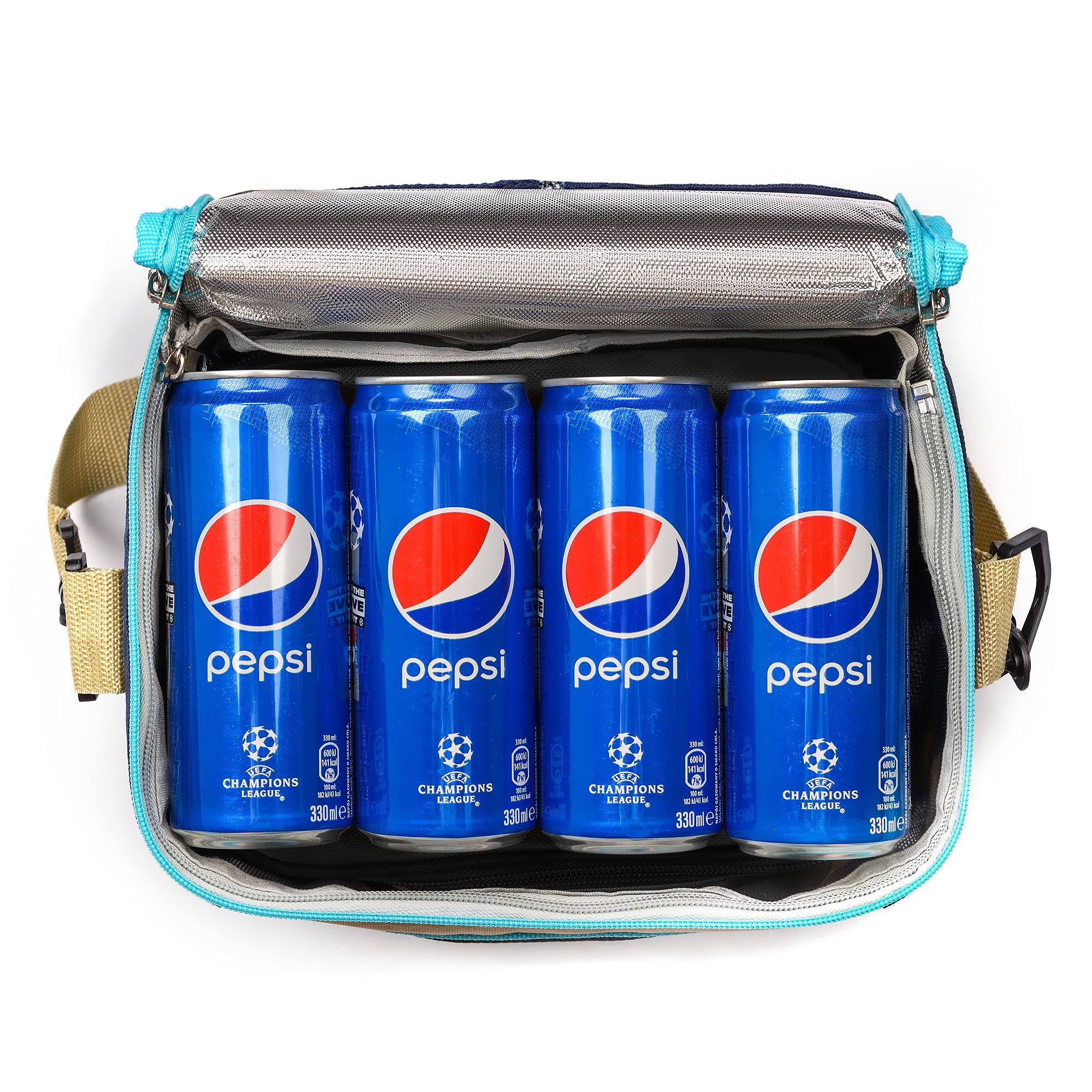 Borsa Termica per Attività All'Aperto Campeggio Viaggi Picnic Barbecue - Contenitore Isoterma per Alimenti Mantenere con Tracolla