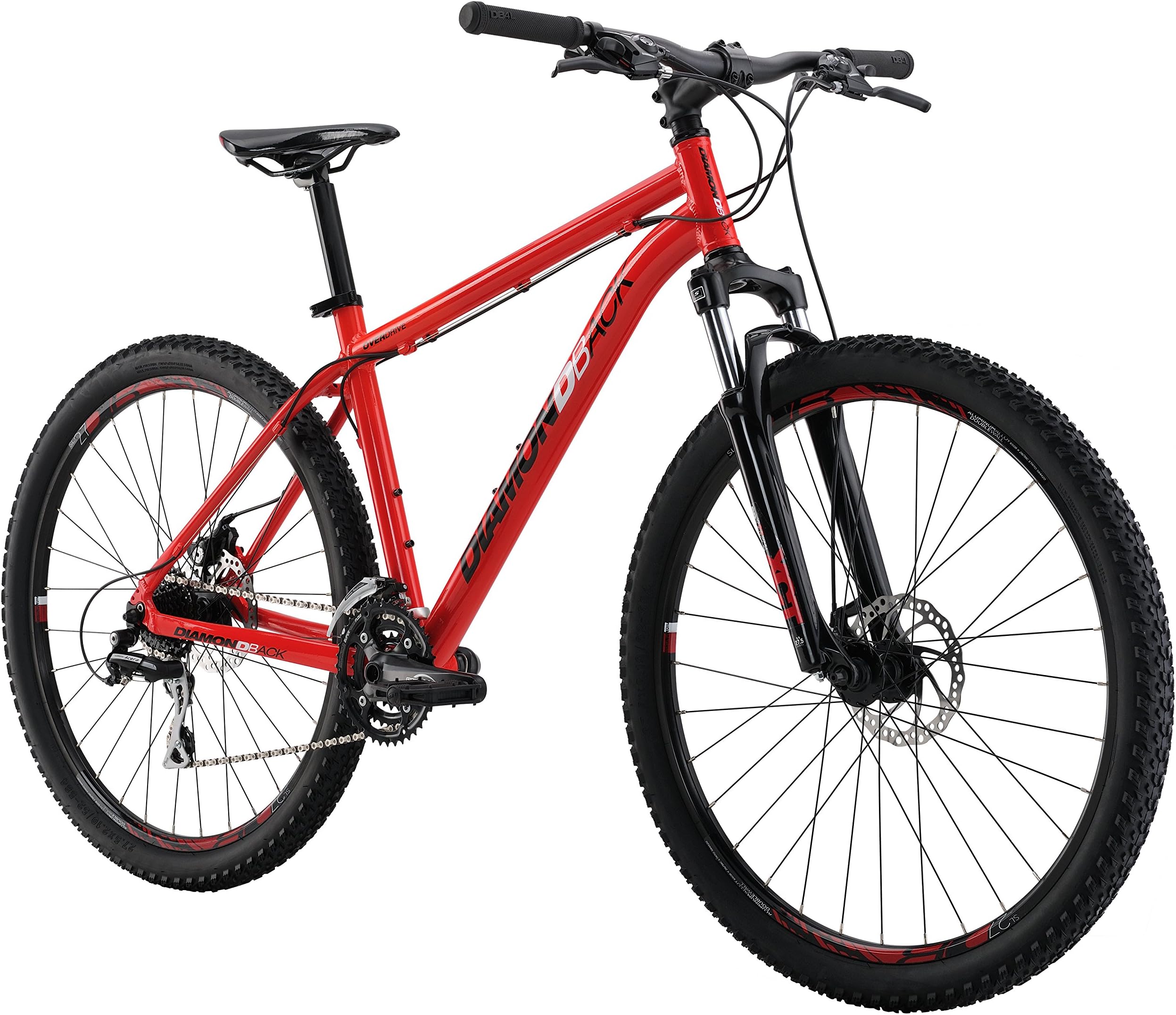Diamondback Bicycle 2016 Overdrive Hard Tail Mountain Bike, Red (27.5-Inch)