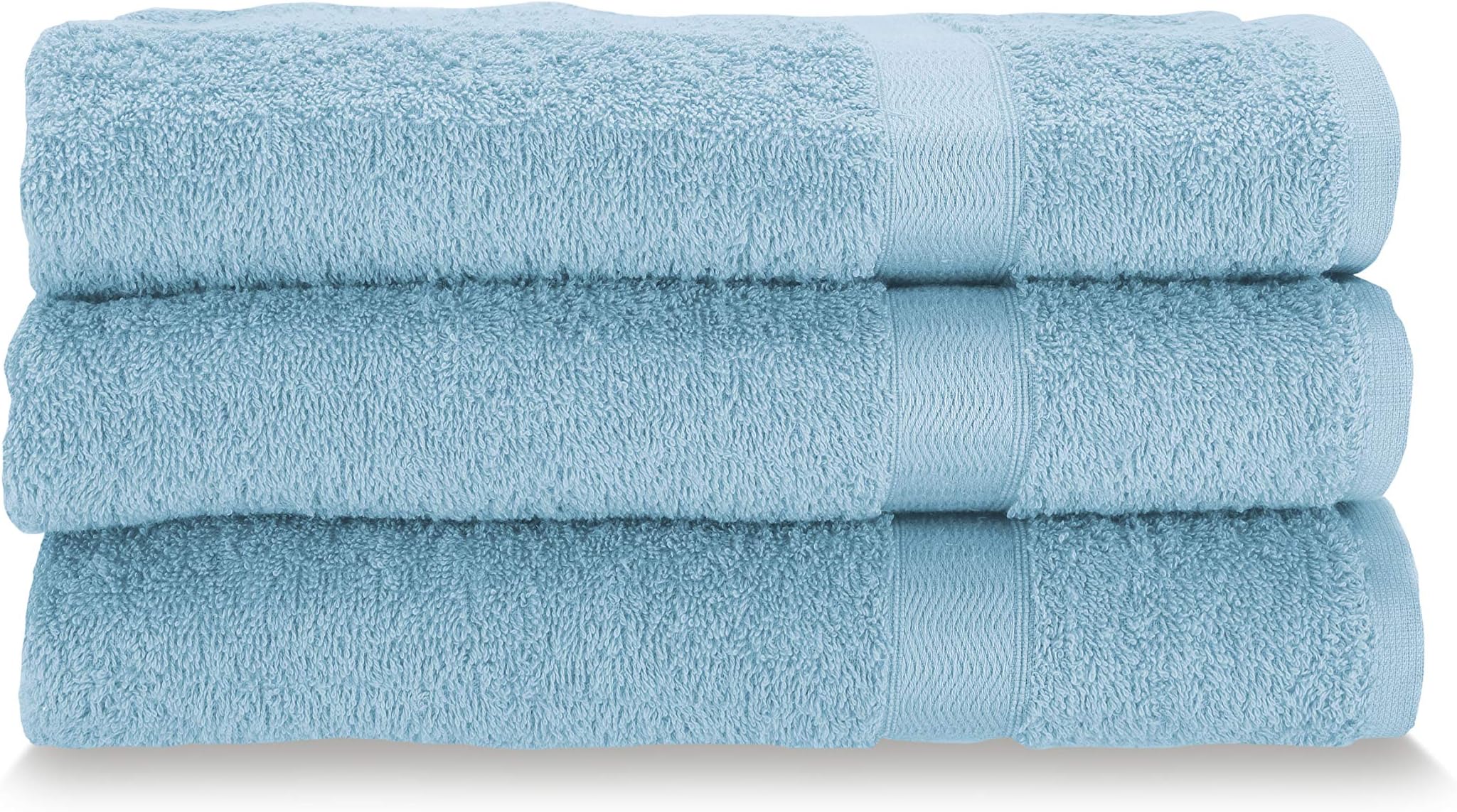 De Witte Lietaer - 199813, Set da bagno in cotone, incl. 2 guanti, 2 asciugamani 50 x 100 cm e 2 teli doccia 70 x 140 cm, Verde petrolio (Vert Canard